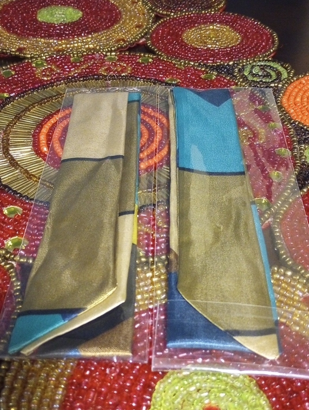 Set of (2) Bag Scarves